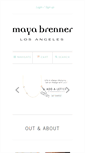 Mobile Screenshot of mayabrenner.com